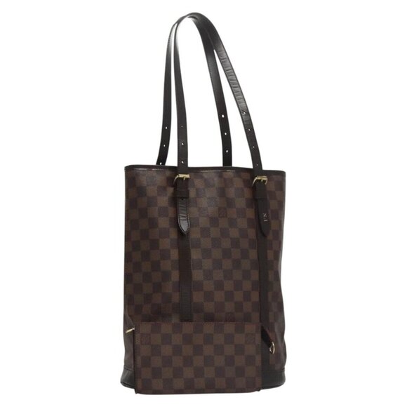 LOUIS VUITTON Damier Ebene Bucket GM Shoulder Bag SPO N42236 LV Auth 110759 - Picture 1 of 15